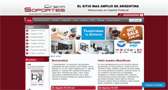 Desktop Screenshot of cinemasoportes.com.ar